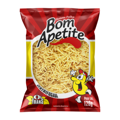 BATATA PALHA 120G - BOM APETITE