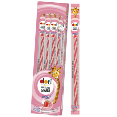 REGALIZ DP PESCOÇO DE GIRAFA 30X30G YOGURTE